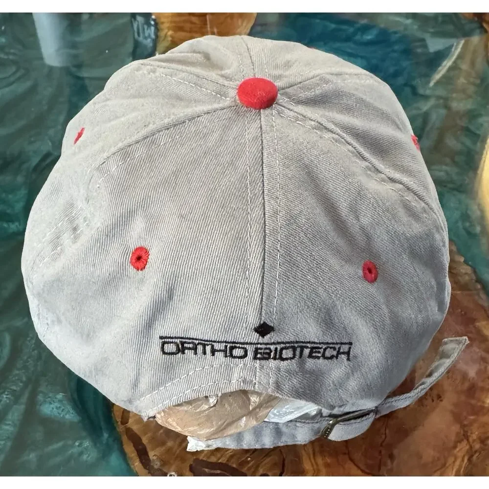 Procrit Epoetin Alfa Ortho Biotech Oncology Strapback Baseball Cap Gray OS Tc